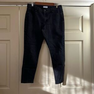 Loft black curvy skinny 12/31 jeans